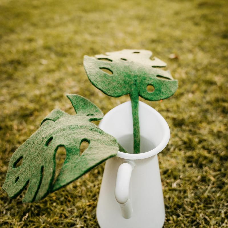 Felt Monstera Leaf-Fun-Little Fish Co.