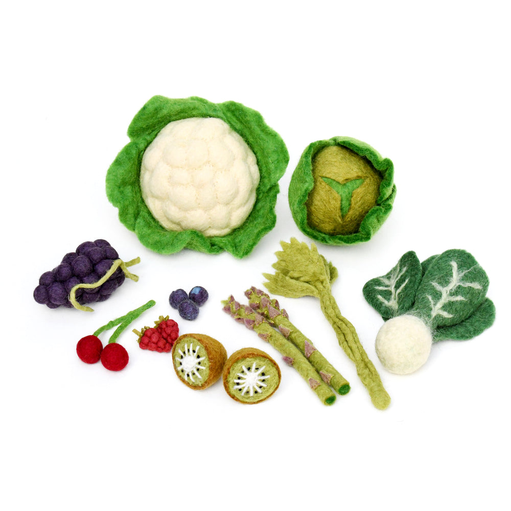 Felt Fruit and Veg Set C-Fun-Little Fish Co.