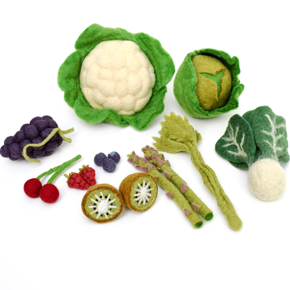 Felt Fruit and Veg Set C-Fun-Little Fish Co.