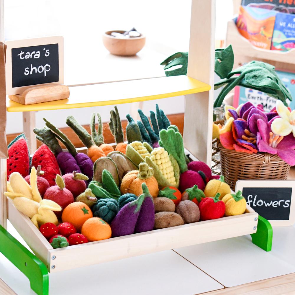 Pick your own Felt Fruit and Vegetables-TOYS + FUN-Little Fish Co.