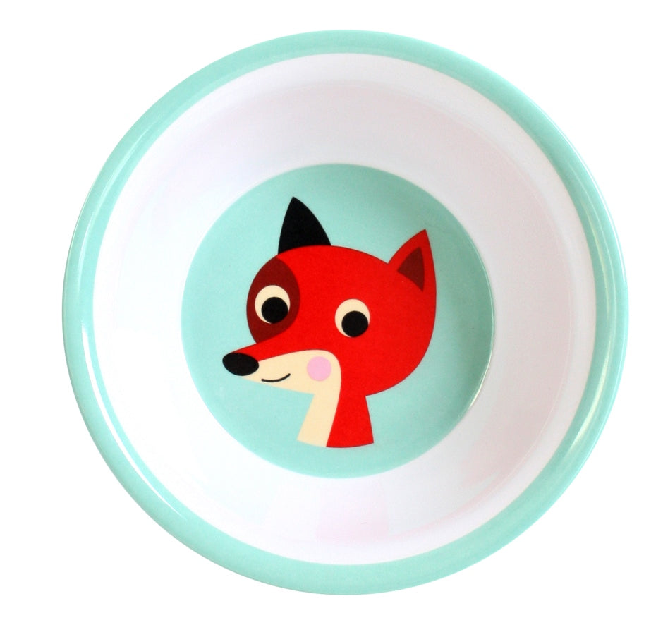 Fox Mint Melamine Bowl-Fun-Little Fish Co.