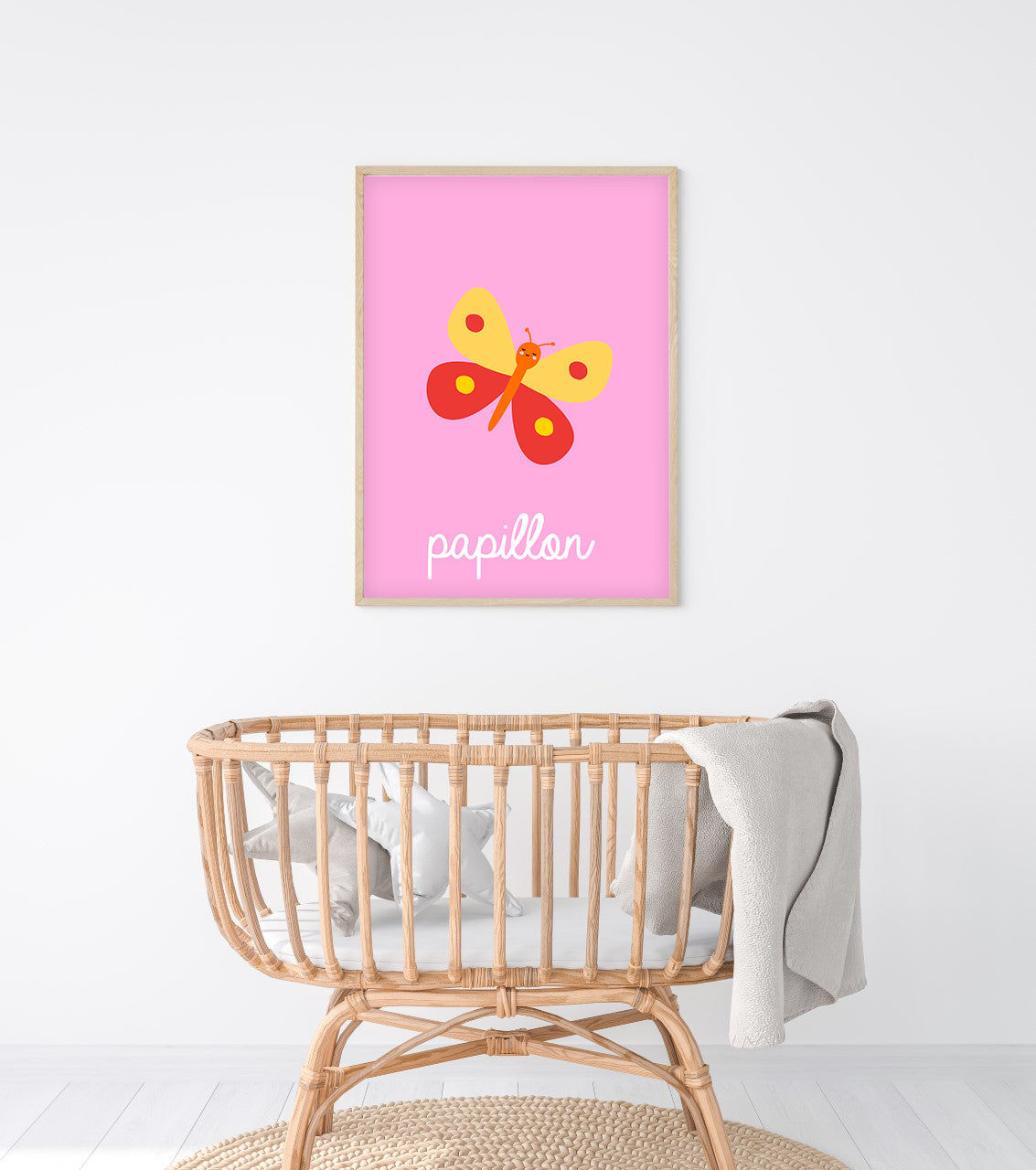 French Butterfly Art Print-Art-Little Fish Co.