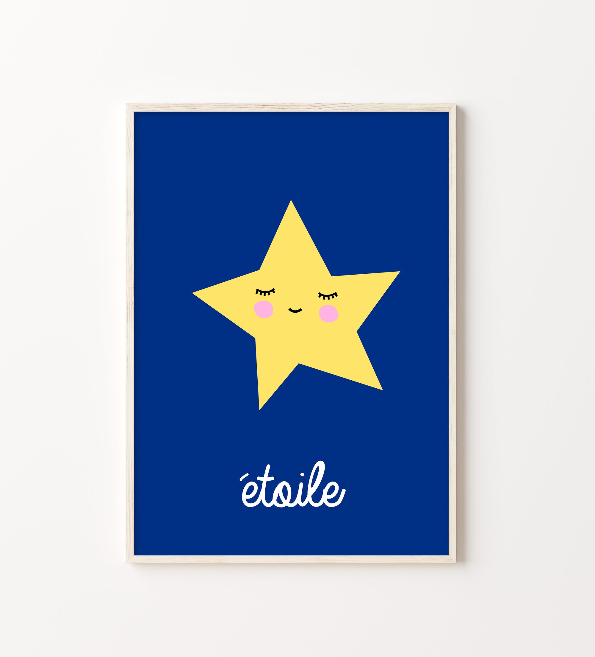 French Star Art Print-Art-Little Fish Co.