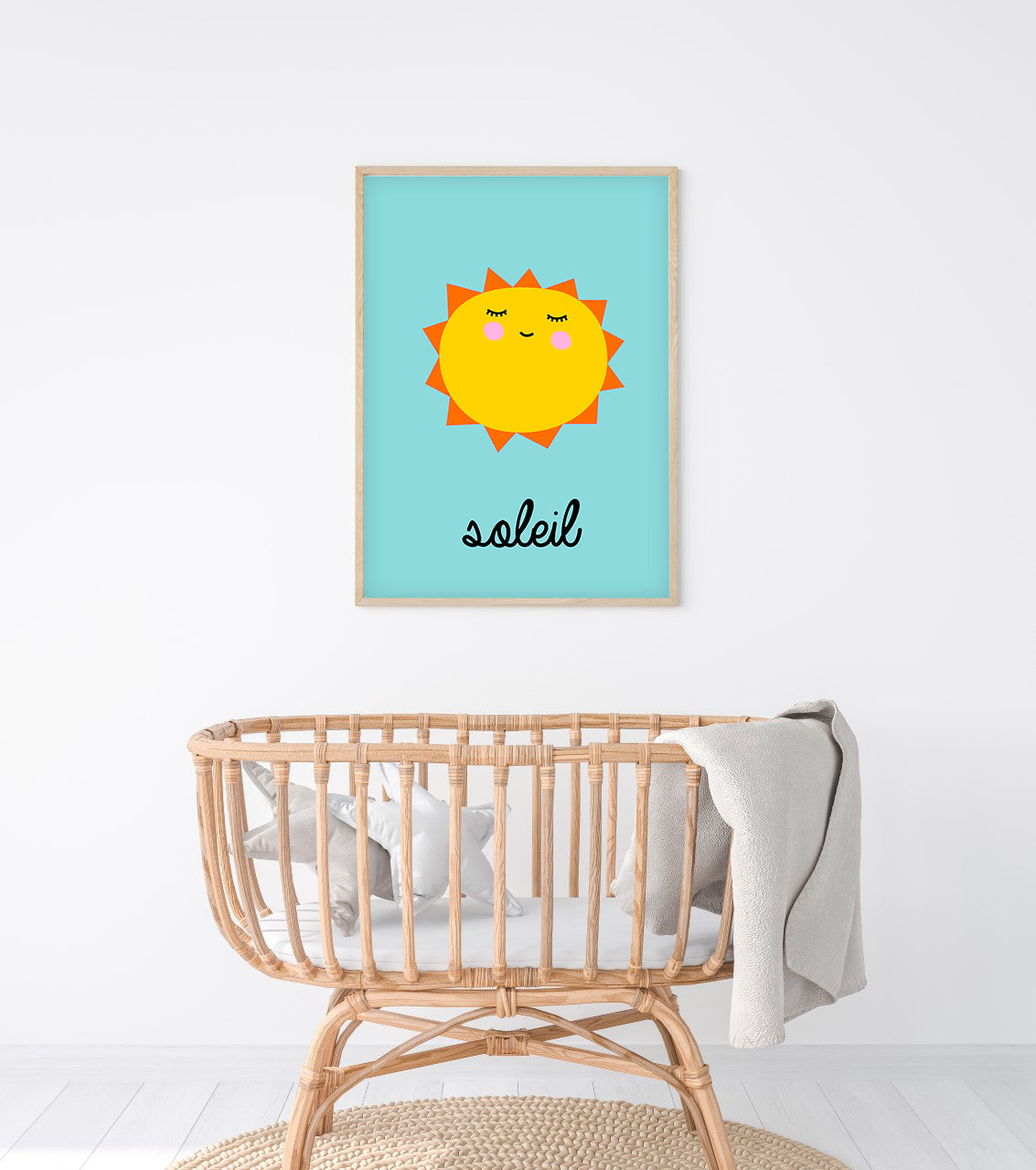 French Sun Art Print-Art-Little Fish Co.