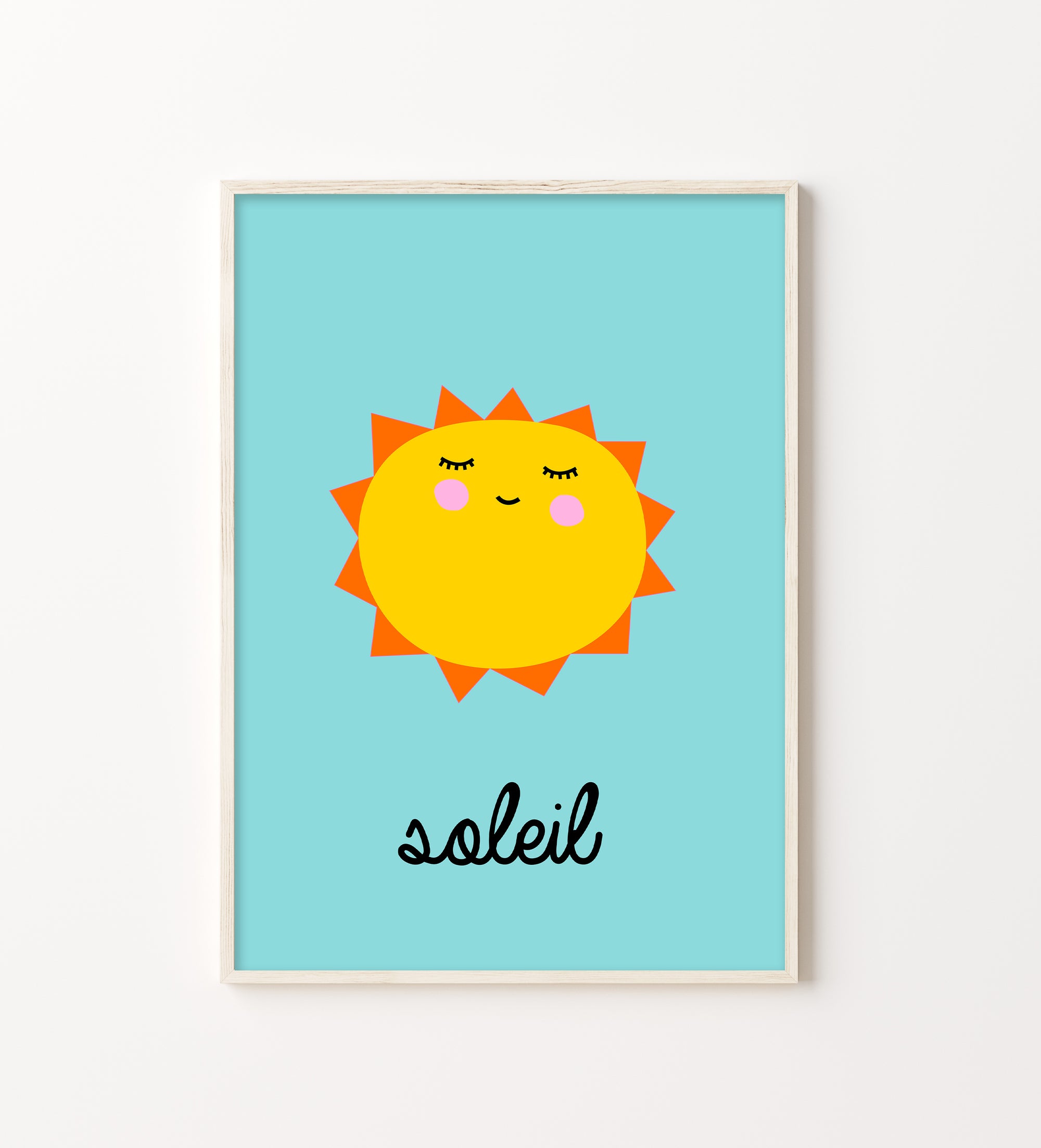 French Sun Art Print-Art-Little Fish Co.