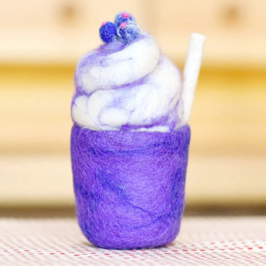 Felt Blueberry Milkshake-Fun-Little Fish Co.