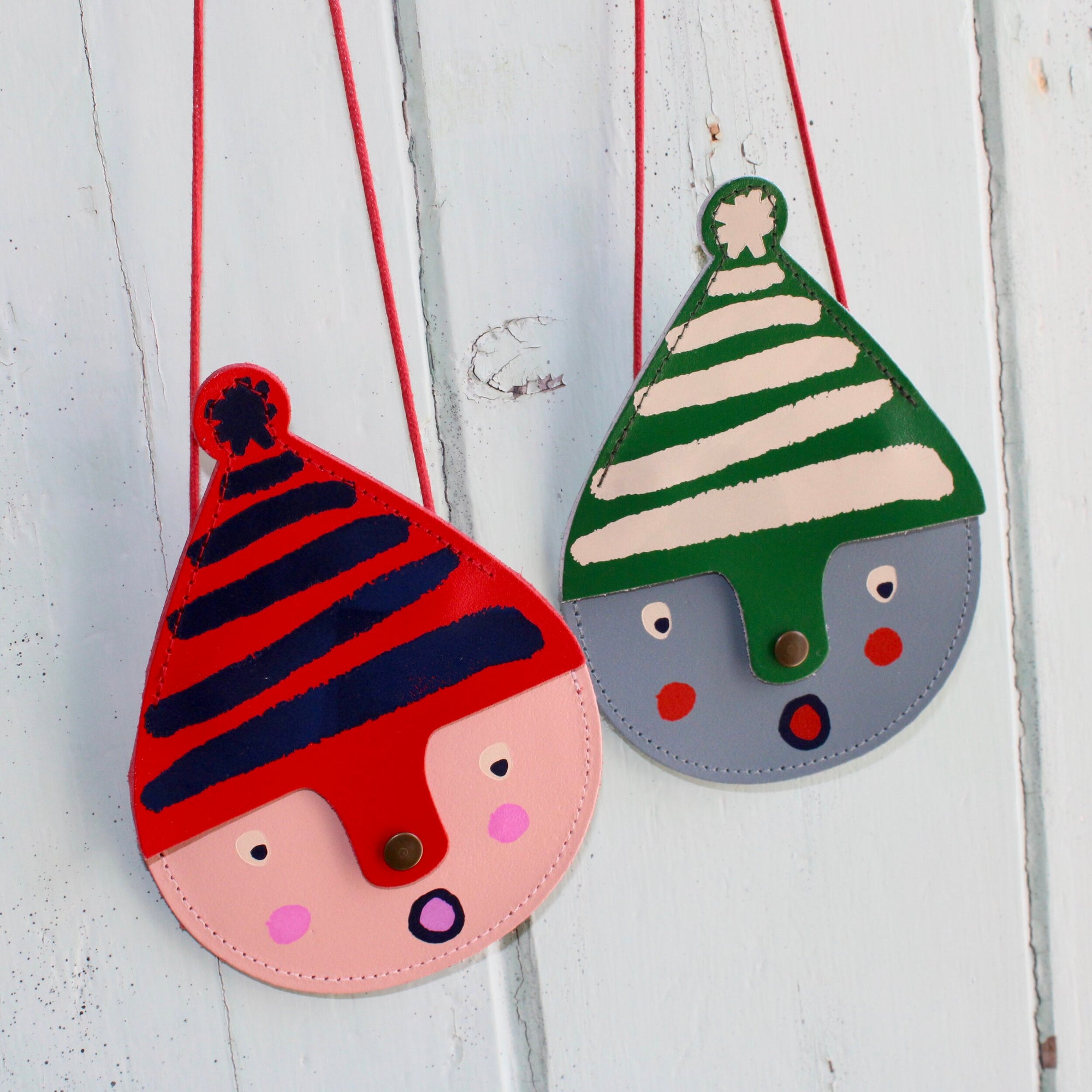 Pixie Pocket Purse Pale Pink Red-Fun-Little Fish Co.