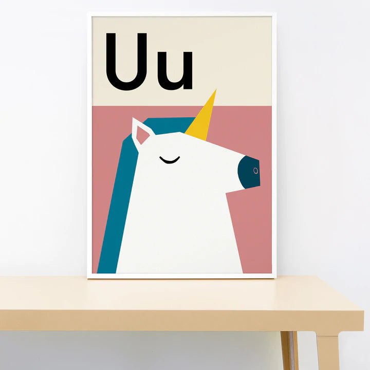 U is for Unicorn-Little Fish Co.