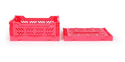 Ay -kasa Storage Crate Mini Hot Pink-Little Fish Co.