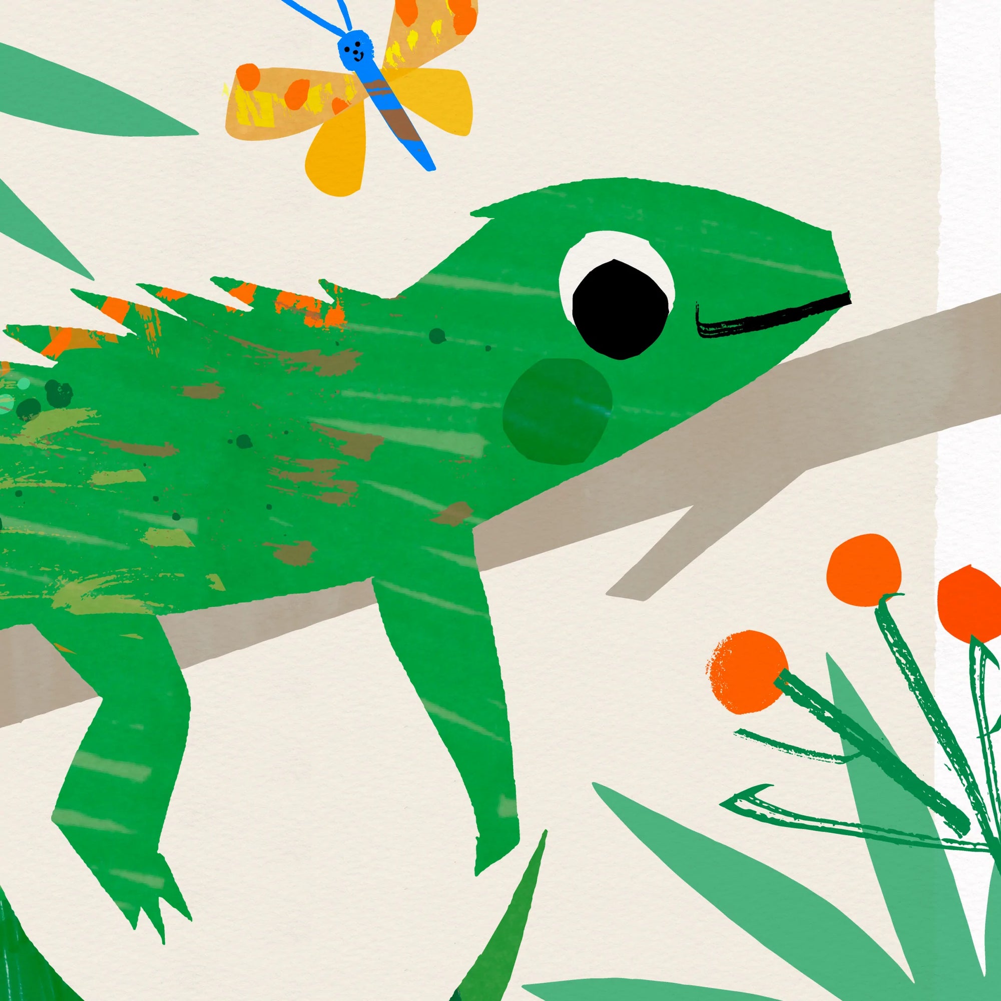 Personalised Iguana Print-Little Fish Co.