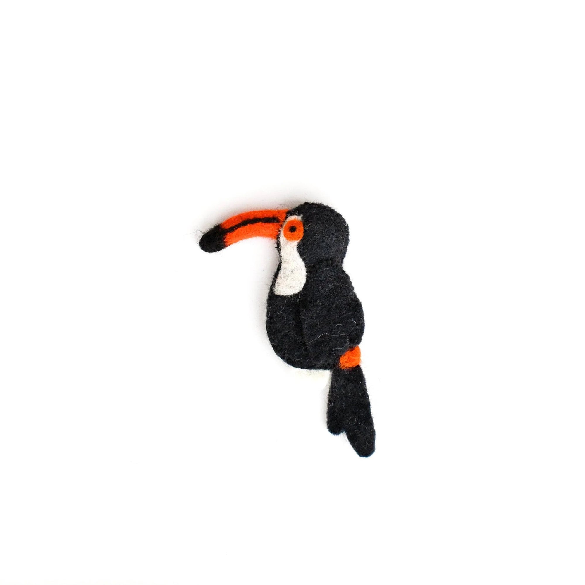 Single Felt Finger puppet Hornbill-Little Fish Co.