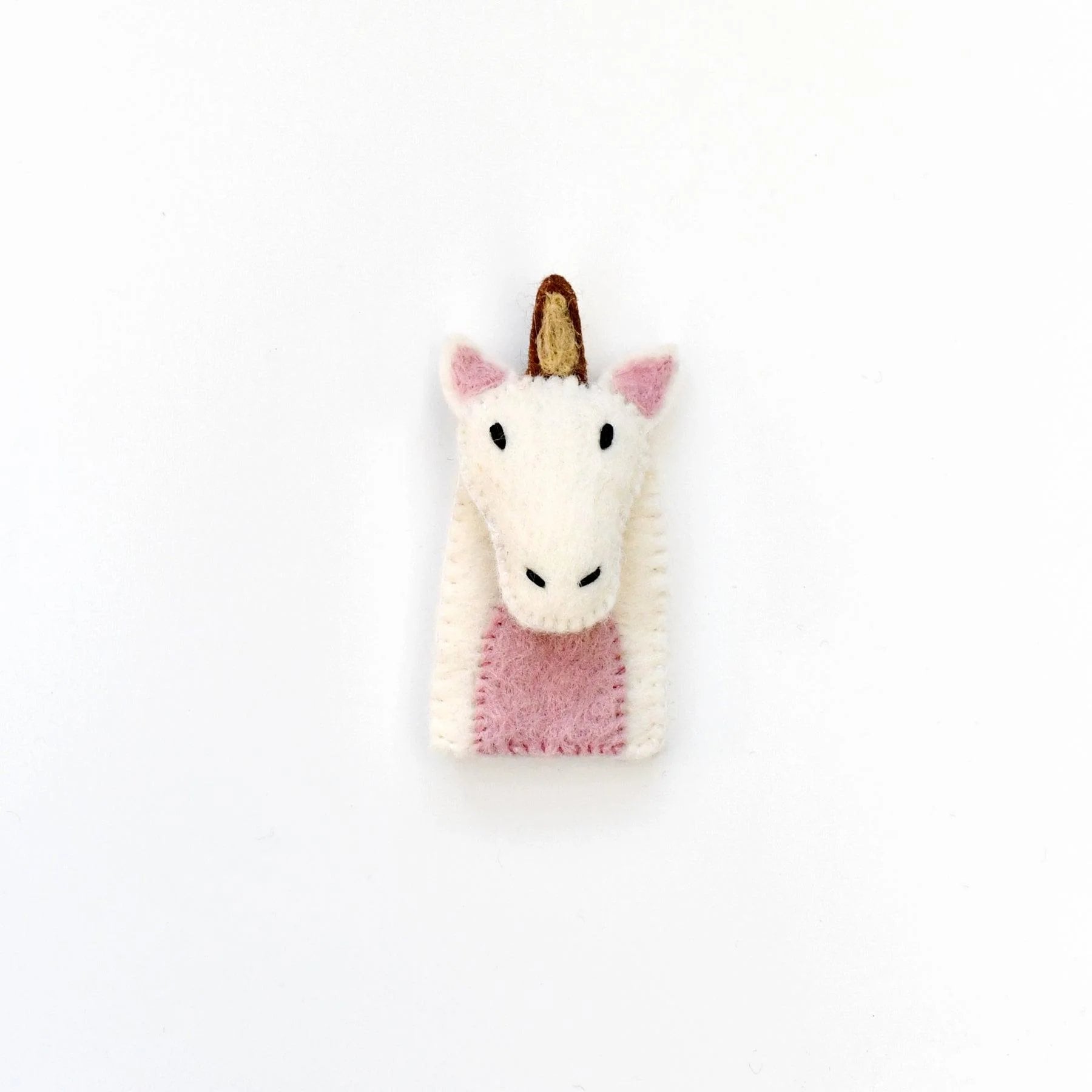 Single Felt Finger puppet Unicorn-Little Fish Co.