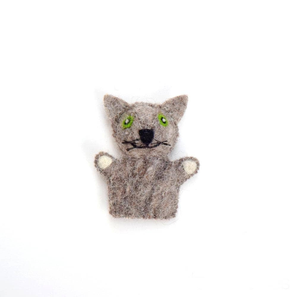 Single Felt Finger puppet Cat-Little Fish Co.