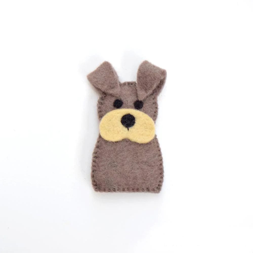 Single Felt Finger puppet Dog-Little Fish Co.