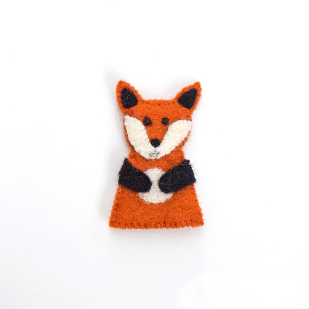 Single Felt Finger puppet Fox-Little Fish Co.