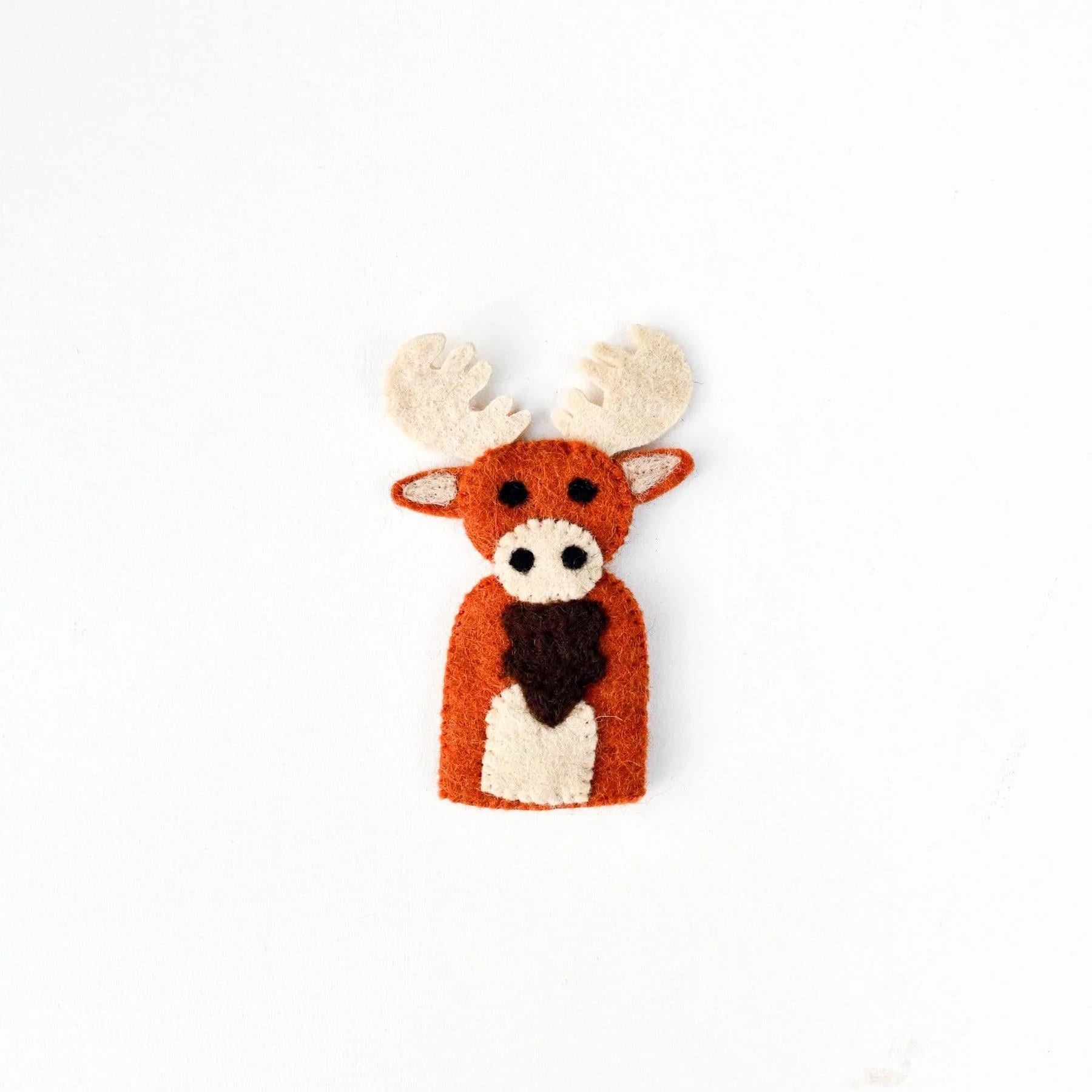 Single Felt Finger puppet Moose-Little Fish Co.