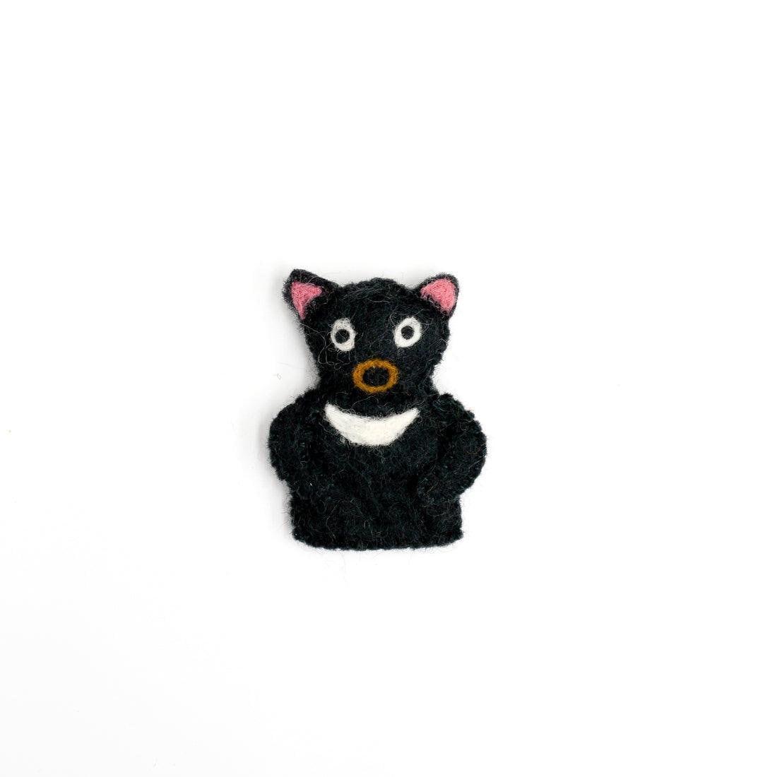 Single Felt Finger puppet Tasmanian Devil-Little Fish Co.