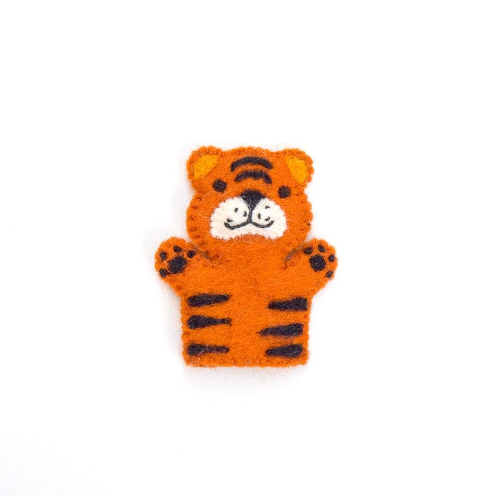 Single Felt Finger puppet Tiger-Little Fish Co.