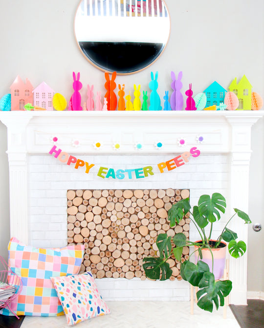 Hoppy Easter Peeps Felt Garland-Fun-Little Fish Co.