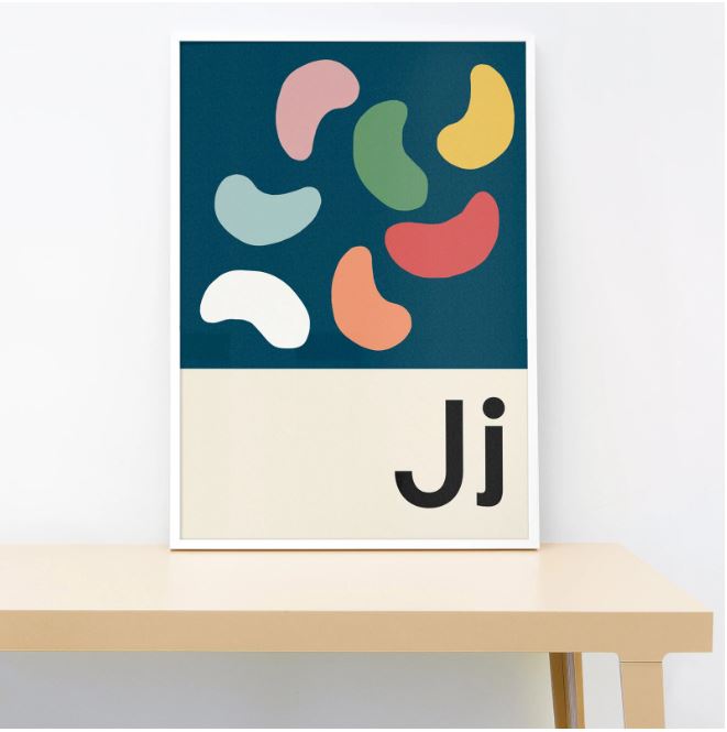 J is for Jelly Bean-Little Fish Co.