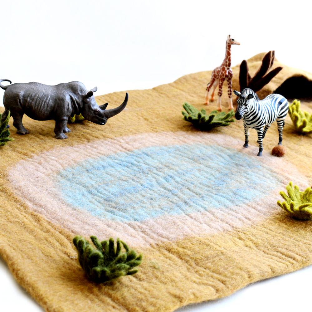 Large safari play mat playscape-Fun-Little Fish Co.