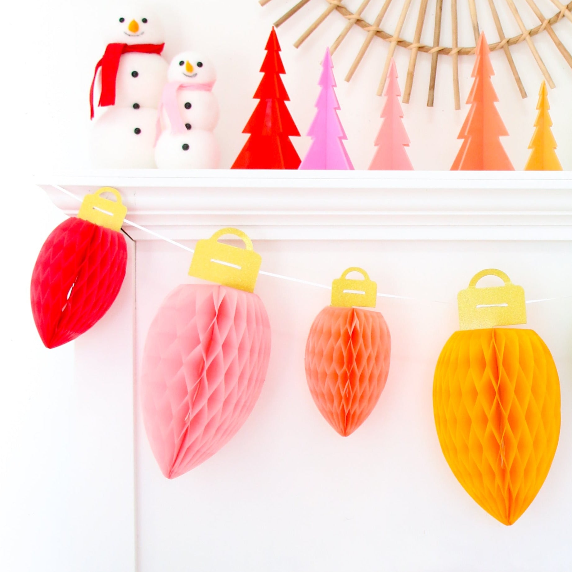 Honeycomb Christmas Lights-Fun-Little Fish Co.