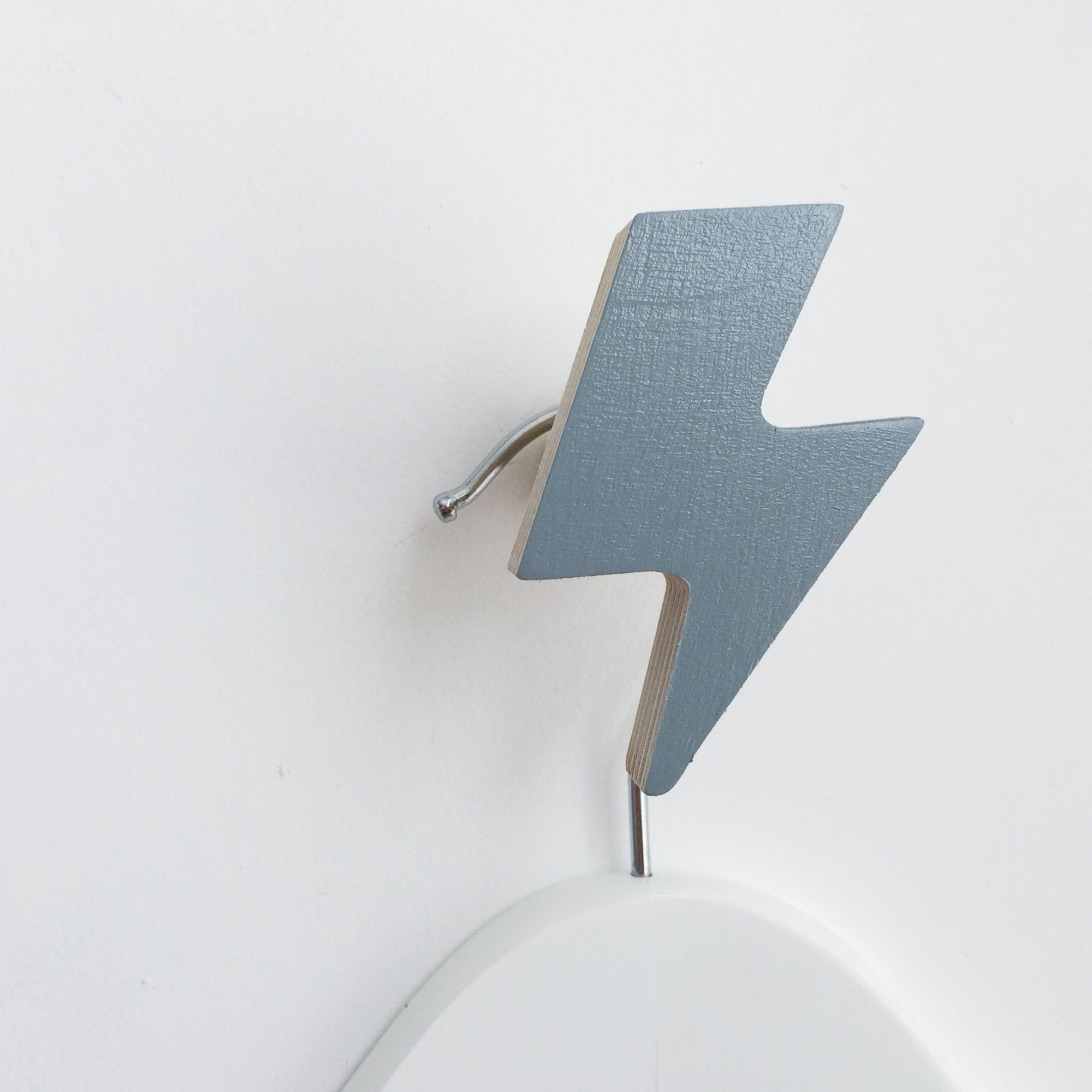 Lightening Bolt Wall Hook-Wall Hooks-Little Fish Co.