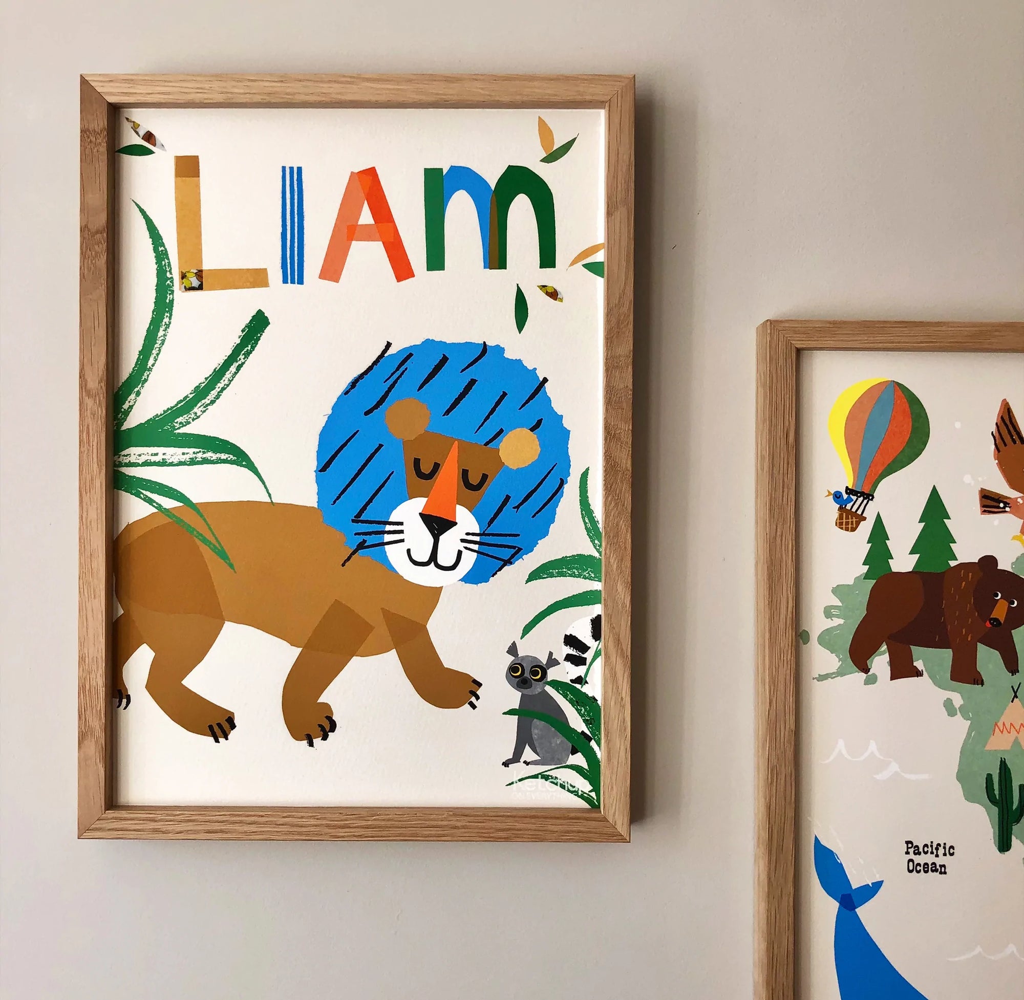Personalised Lion Print-Little Fish Co.