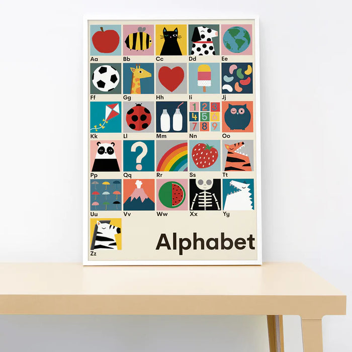 Custom Alphabet Print Posters for Kids-Top 30 Art-Little Fish Co.