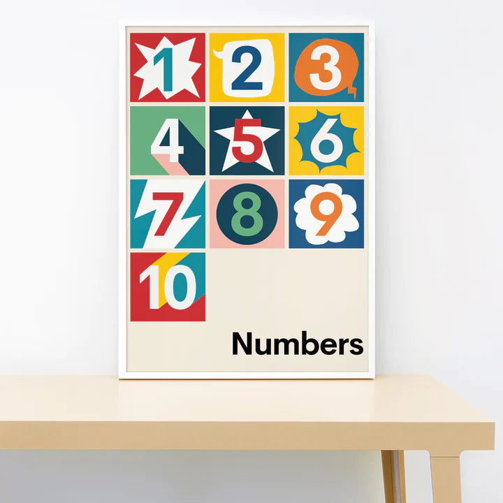 Numbers Print-Top 30 Art-Little Fish Co.
