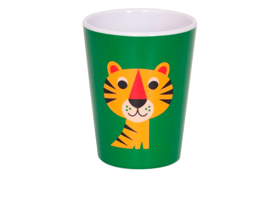 Tiger Melamine Plate-Fun-Little Fish Co.