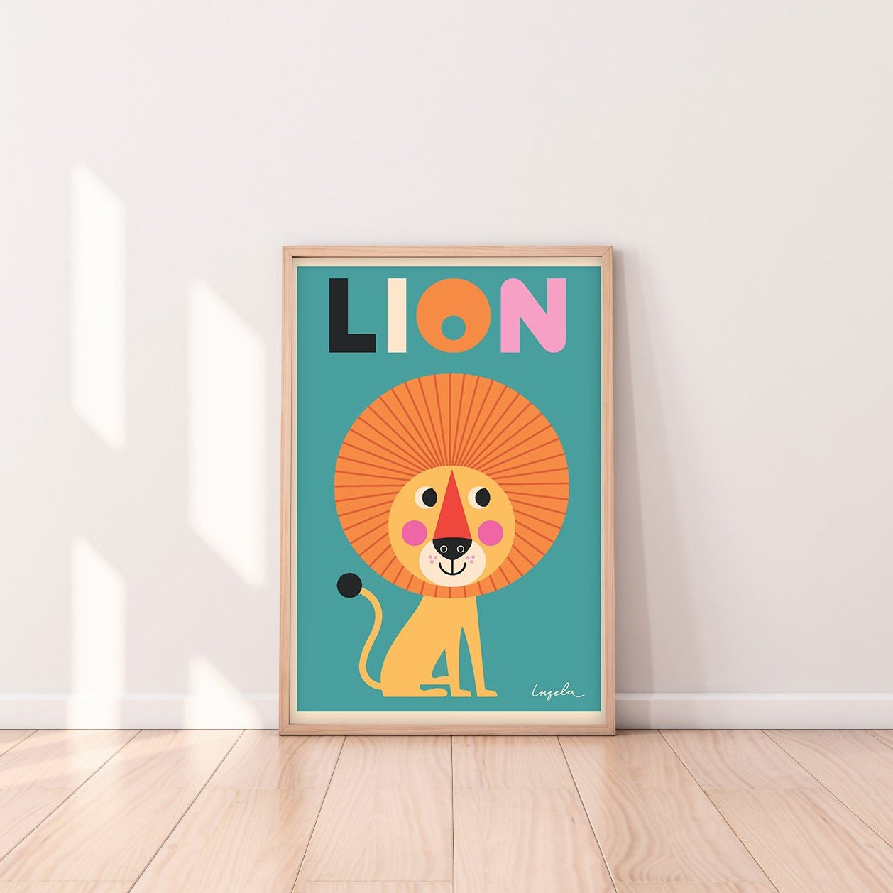 Lion Poster-Art-Little Fish Co.