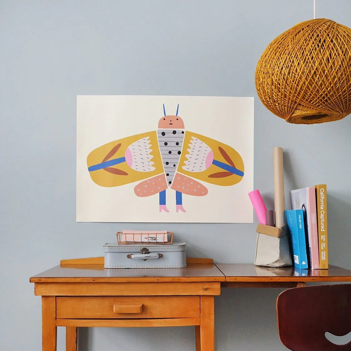Find your wings poster 70cm x 50xm-Little Fish Co.