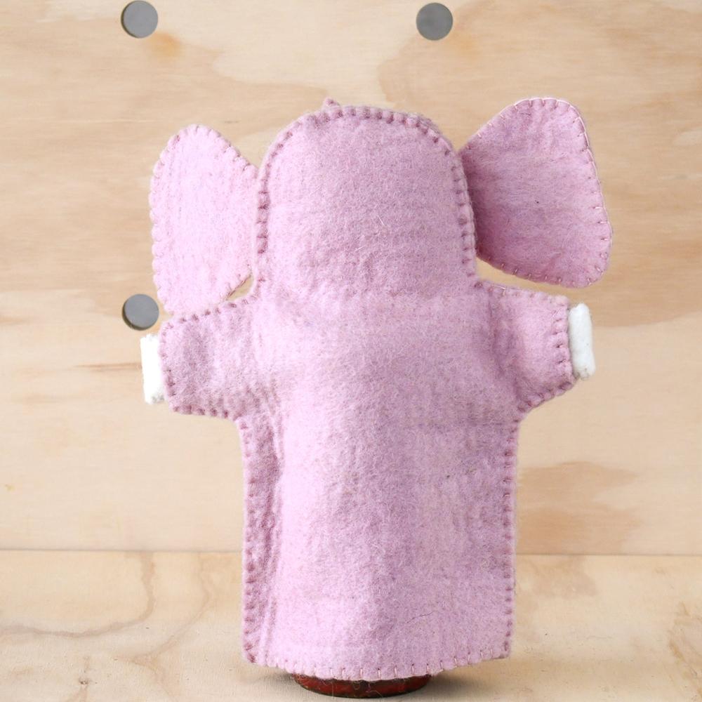 Pink Elephant Hand Puppet-Fun-Little Fish Co.