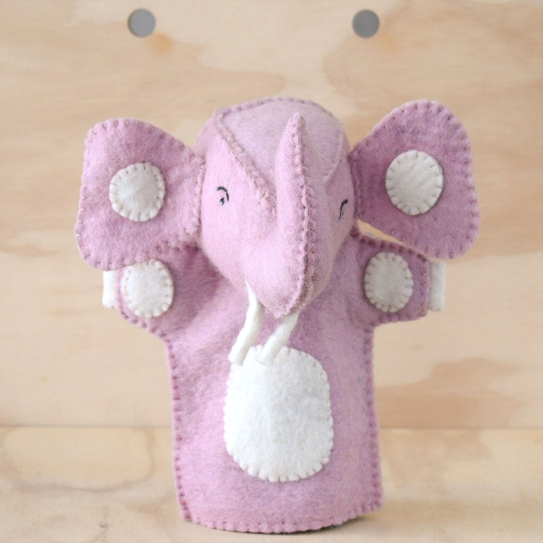 Pink Elephant Hand Puppet-Fun-Little Fish Co.
