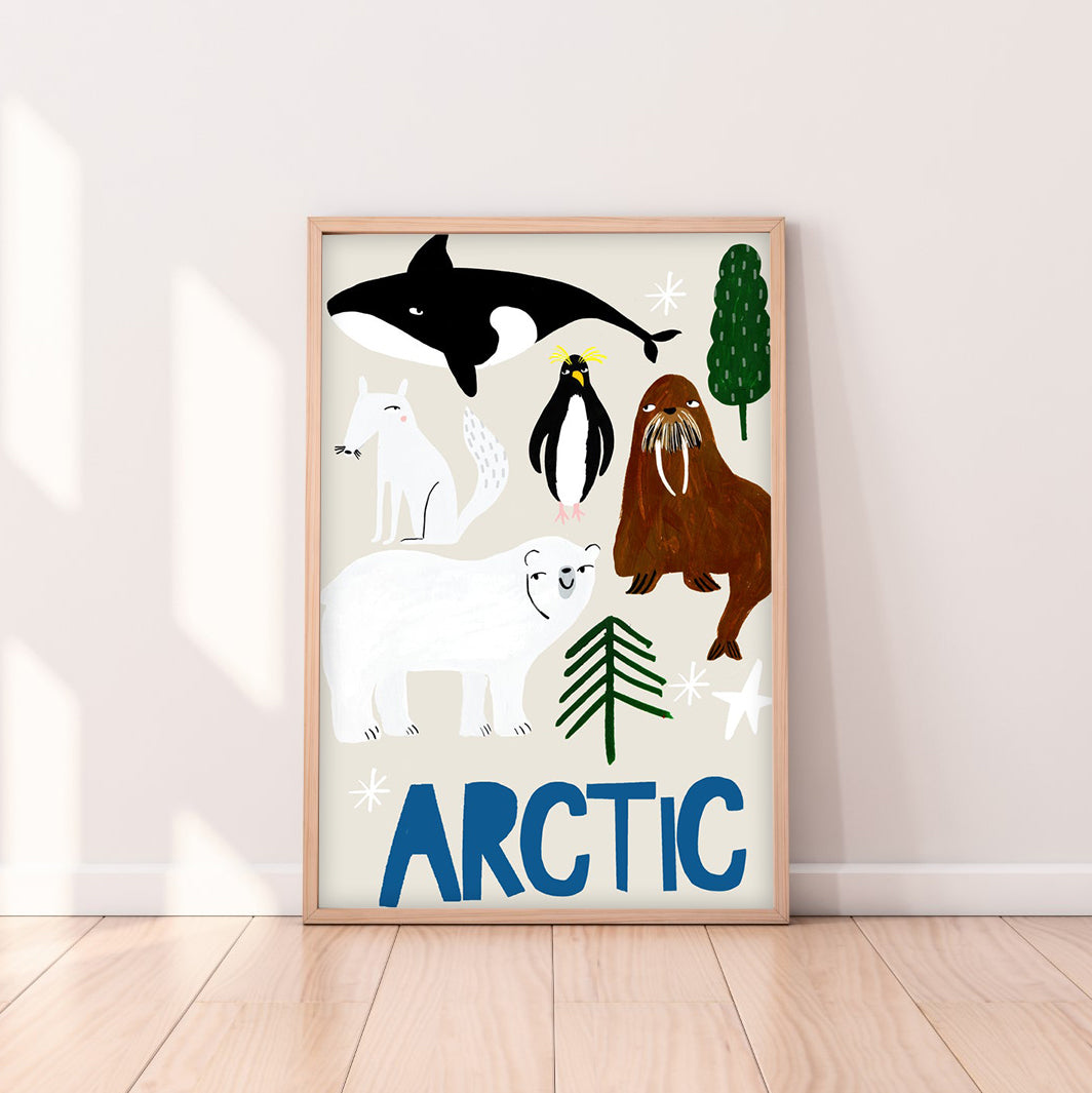 Arctic Children's Poster-Art-Little Fish Co.