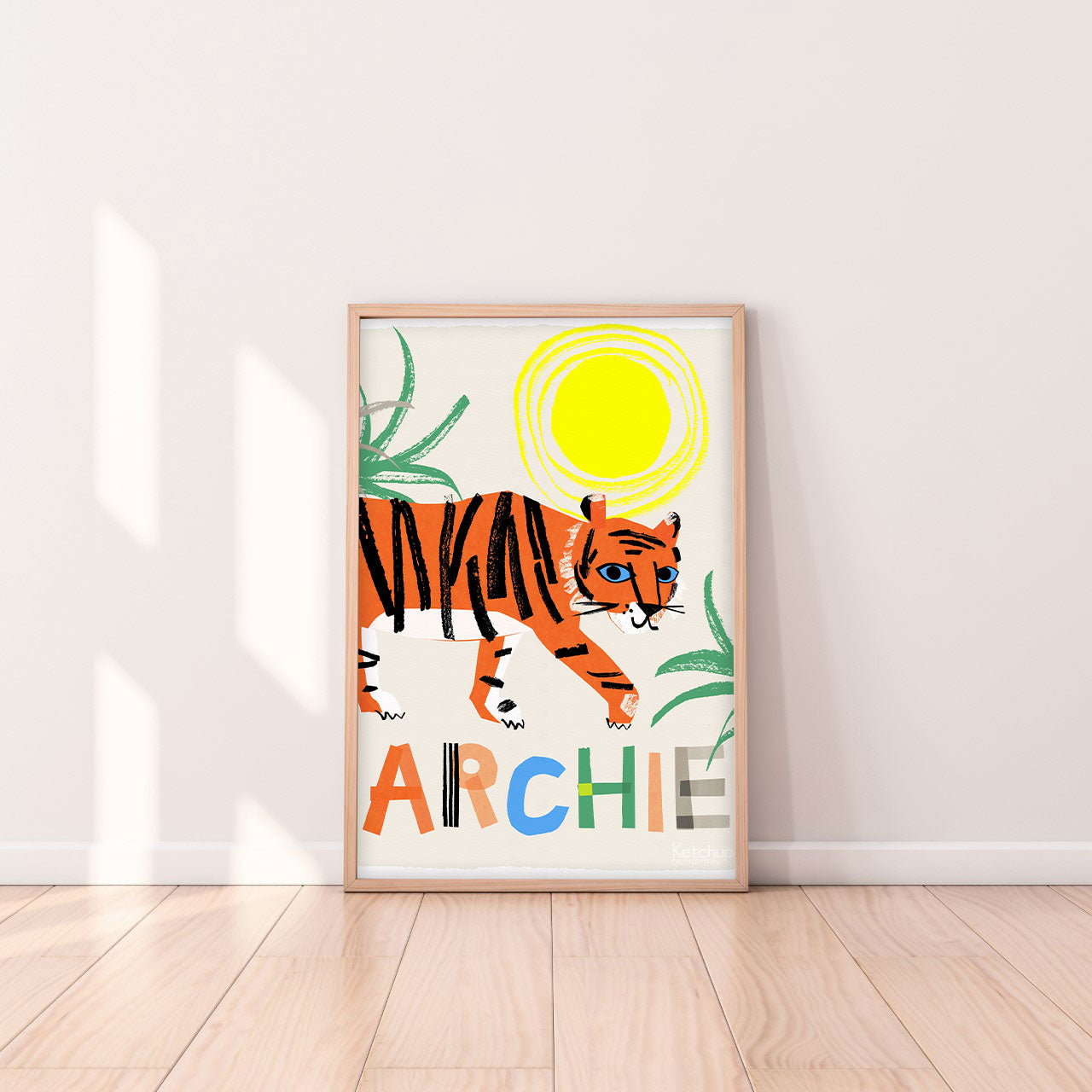 Personalised Tiger Print-Little Fish Co.