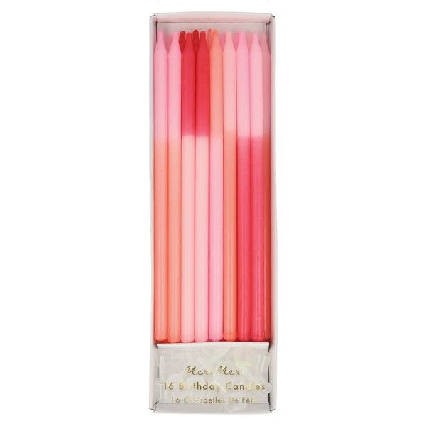 Colour block Candles Pinks-Little Fish Co.