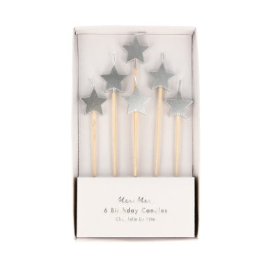 Silver Star Candles-Fun-Little Fish Co.