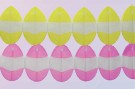 Pink / White Easter egg garland-Fun-Little Fish Co.