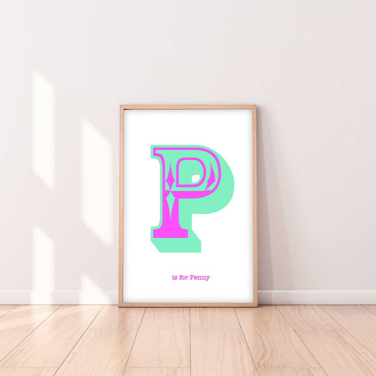 Western Mint Letter P Print-Art-Little Fish Co.