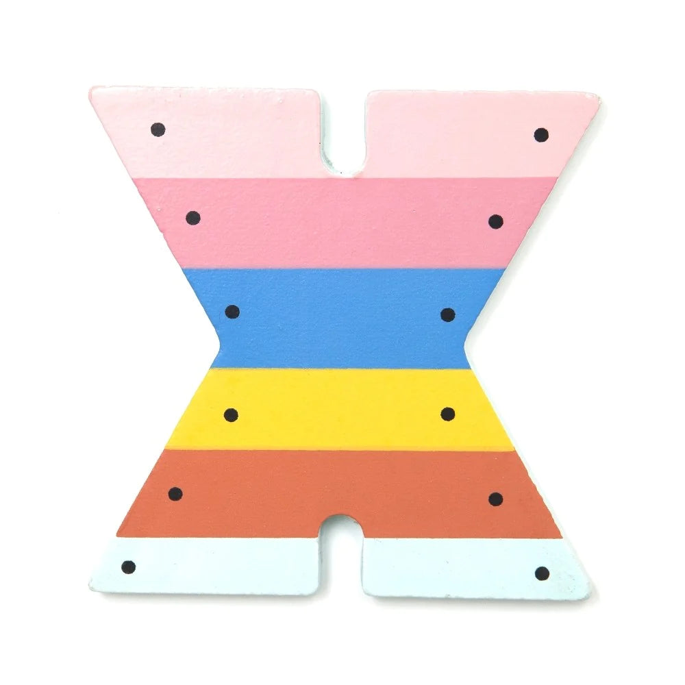 Letter X - Wooden Letter-Little Fish Co.