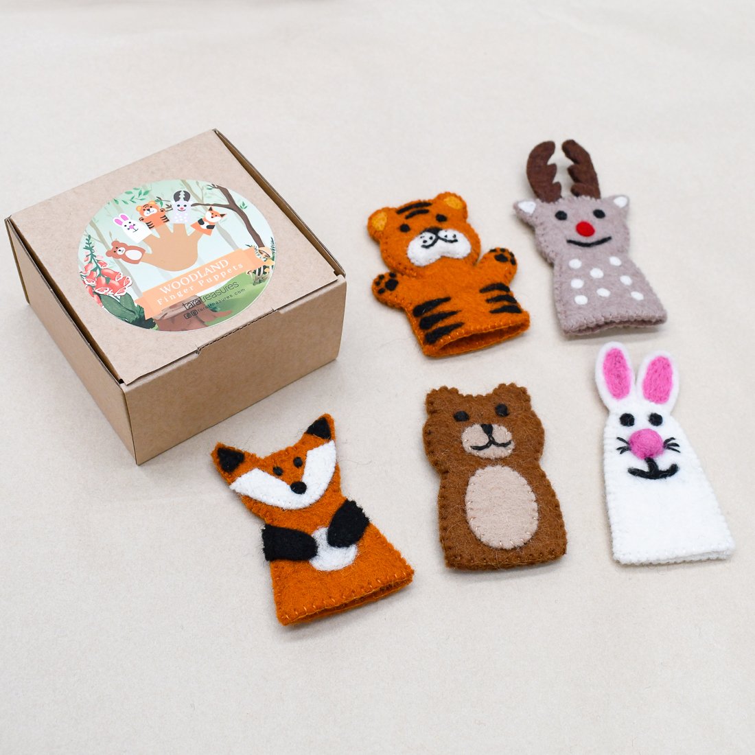 Woodland Animal Finger puppets-Fun-Little Fish Co.