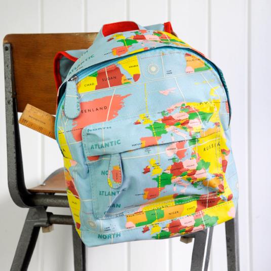 Rex World Map mini backpack-Little Fish Co.